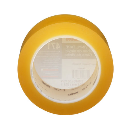 3M Vinyl Tape Transparent 2 in x 36 yd 5.2 mil Roll (471) (7100044331)  - (24Pack) - 5