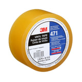 3M Vinyl Tape Transparent 2 in x 36 yd 5.2 mil Roll (471) (7100044331)  - (24Pack) - 7