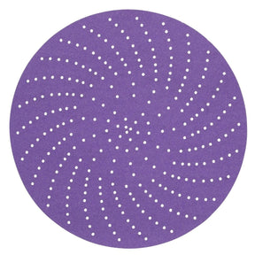 3M 732U Xtract Hookit Paper Disc, 80+ Grit, C Weight Paper Backing, Purple, 6 in, 600LG Vacuum (7100044445) (250 Pack)