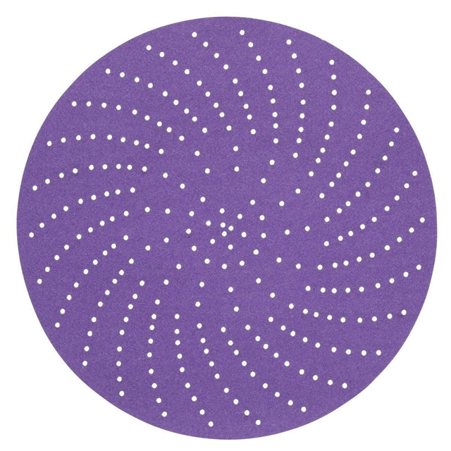 3M 732U Xtract Hookit Paper Disc, 80+ Grit, C Weight Paper Backing, Purple, 6 in, 600LG Vacuum (7100044445) (250 Pack)
