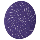 3M 732U Cubitron II Hookit Clean Sanding Paper Disc, Precision Shaped Ceramic, 120+ Grit, Purple, C Weight, 6 in, Die 600LG (7100044449) (250 Pack) - 2