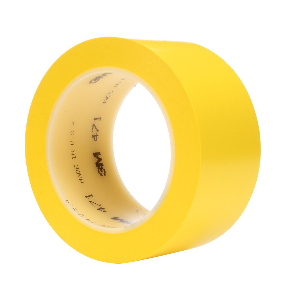 3M 471 Vinyl Tape, Yellow, 2 in x 36 yd, 5.2 mil (7100044478)  - (24Pack)