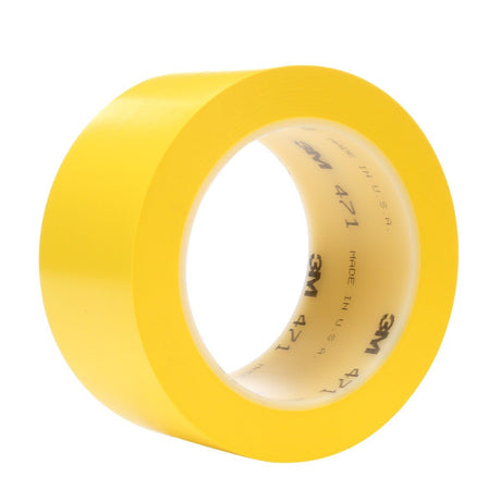3M 471 Vinyl Tape, Yellow, 2 in x 36 yd, 5.2 mil (7100044478)  - (24Pack) - 2
