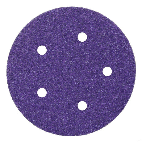 3M 732U Cubitron II Hookit Paper Disc, 80+ C-weight, Purple, 5 in, 5HL, Die 500FH (7100044586) (2000 Pack)