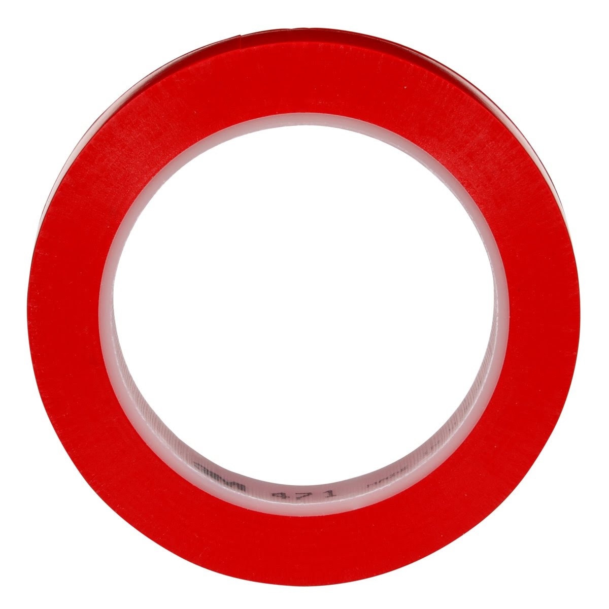 3M 471 Vinyl Tape, Red, 0.75 in x 36 yd, 5.2 mil (7100044624)  - (48Pack) - 5
