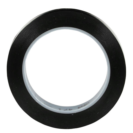 3M 471 Vinyl Tape, Black, 3/4 in x 36 yd, 5.2 mil (471 IW) (7100044625)  - (48Pack) - 4