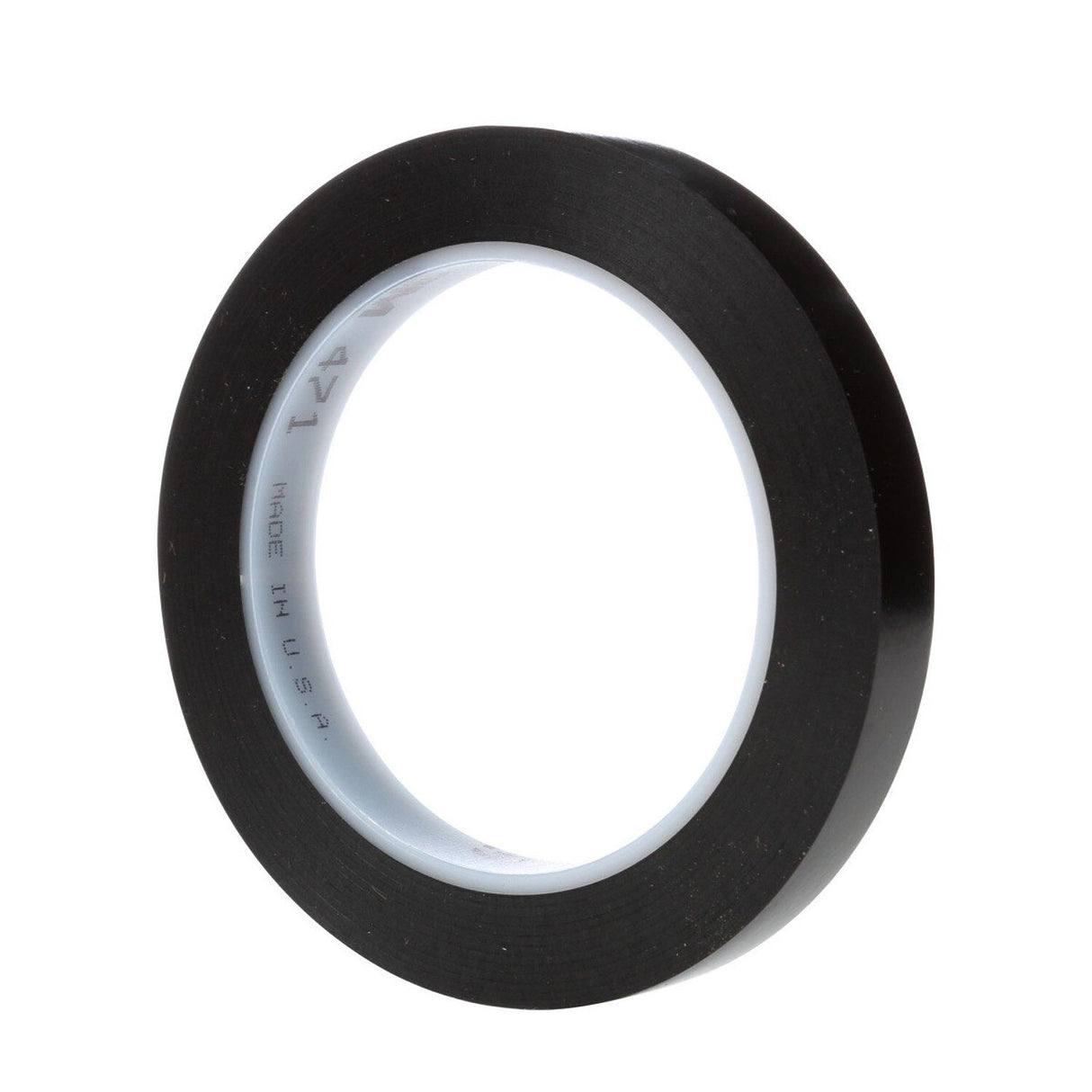 3M 471 Vinyl Tape, Black, 1/4 in x 36 yd, 5.2 mil Roll for Floor Marking (7100044628)  - (144Pack) - 3