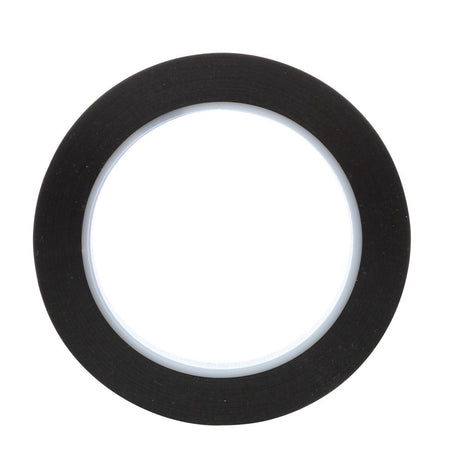 3M 471 Vinyl Tape, Black, 1/2 in x 36 yd, 5.2 mil (7100044629)  - (72Pack) - 3