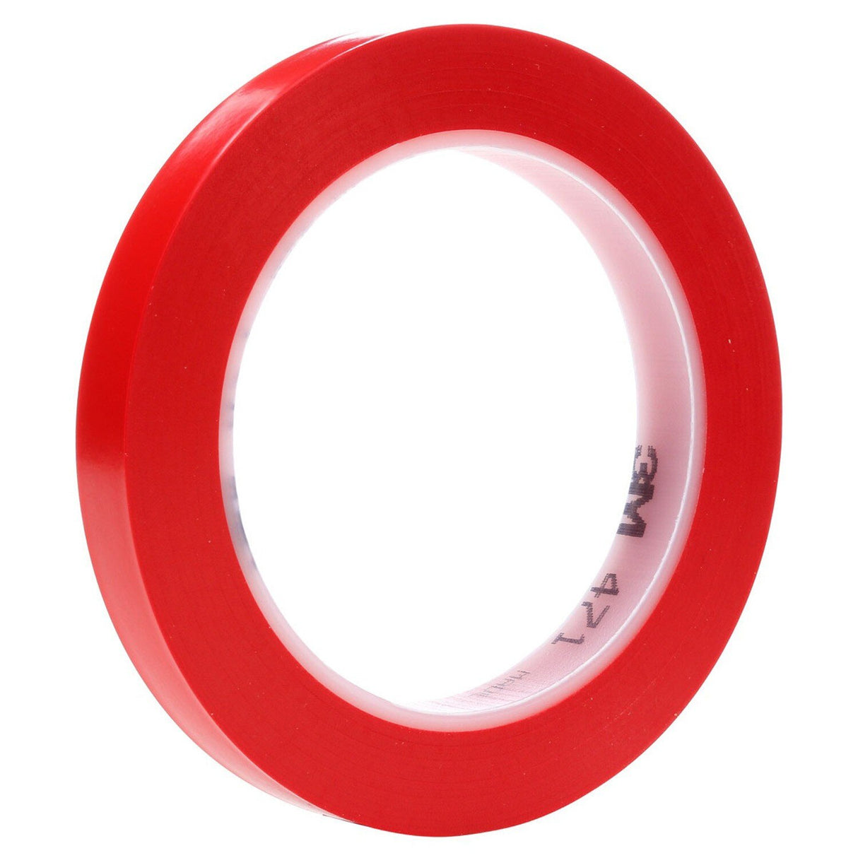 3M 471 Vinyl Tape, Red, 1/4 in x 36 yd, 5.2 mil (7100044641)  - (144Pack)