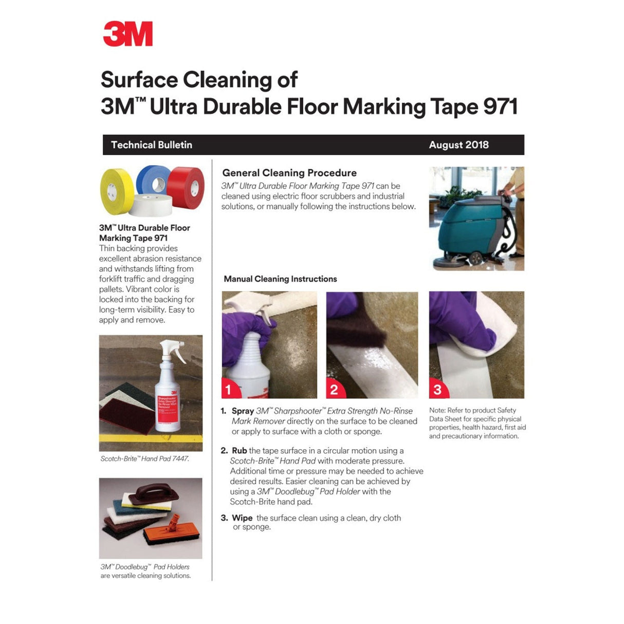 3M 471 Vinyl Tape, Red, 1/4 in x 36 yd, 5.2 mil (7100044641)  - (144Pack) - 8