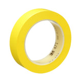 3M 471 Vinyl Tape, Yellow, 1 in x 36 yd, 5.2 mil, Roll (471 IW) (7100044642)  - (36Pack)