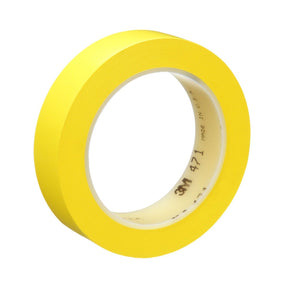 3M 471 Vinyl Tape, Yellow, 1 in x 36 yd, 5.2 mil, Roll (471 IW) (7100044642)  - (36Pack)
