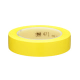 3M 471 Vinyl Tape, Yellow, 1 in x 36 yd, 5.2 mil, Roll (471 IW) (7100044642)  - (36Pack) - 3