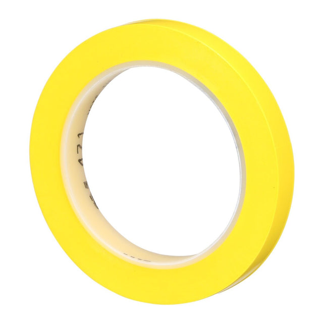 3M 471 Vinyl Tape, Yellow, 1/2 in x 36 yd, 5.2 mil (7100044646)  - (72Pack)
