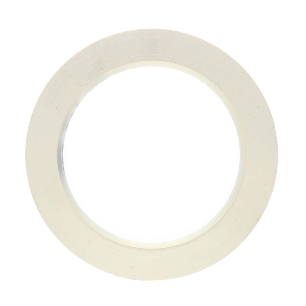3M 471 07186 Vinyl Tape White, 1/2" x 36 yd. (7100044647)  - (72Pack)