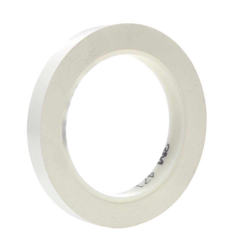 3M 471 07186 Vinyl Tape White, 1/2" x 36 yd. (7100044647)  - (72Pack) - 3
