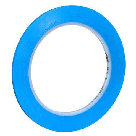 3M 471 Vinyl Tape, Blue, 1/8 in x 36 yd, 5.2 mil (36405) (7100044649)  - (12Pack) - 5