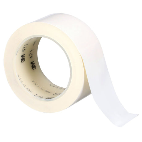3M 471 Vinyl Tape, White, 2 in x 36 yd, 5.2 mil (7100044650)  - (24Pack) - 6