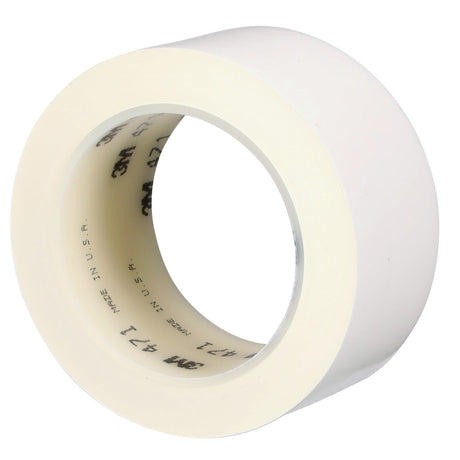 3M 471 Vinyl Tape, White, 2 in x 36 yd, 5.2 mil (7100044650)  - (24Pack) - 7
