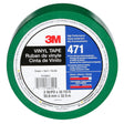 3M 471 Vinyl Tape, Green, 2 in x 36 yd, 5.2 mil Floor Marking Tape (7100044652)  - (24Pack)