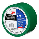 3M 471 Vinyl Tape, Green, 2 in x 36 yd, 5.2 mil Floor Marking Tape (7100044652)  - (24Pack) - 8