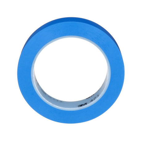 3M 471 Vinyl Tape, Blue, 1 in x 36 yd, 5.2 mil (68847) (7100044654)  - (36Pack) - 4