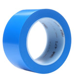 3M 471 Vinyl Tape, Blue, 2 in x 36 yd, 5.2 mil (7100044656)  - (24Pack)