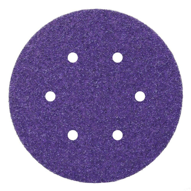 3M 732U Cubitron II Hookit Paper Disc 120+ C-Weight, 6 in x NH, D/F 6HL, Die 600HZ (7100044691) (50 Pack)
