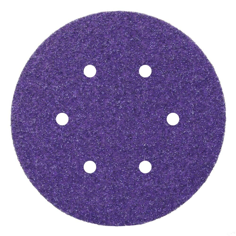 3M 732U Cubitron II Hookit Paper Disc 120+ C-Weight, 6 in x NH, D/F 6HL, Die 600HZ (7100044691) (2000 Pack)