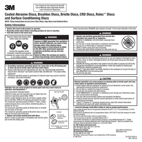 3M 732U Cubitron II Hookit Paper Disc 120+ C-Weight, 6 in x NH, D/F 6HL, Die 600HZ (7100044691) (2000 Pack) - 10