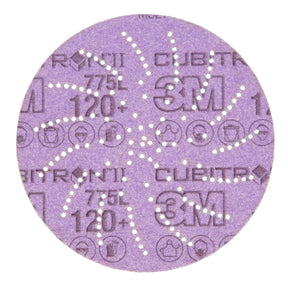 3M 775L Xtract Cubitron II Film Disc , 120+, 5 in, Die 500LG (7100045071) (50 Pack)