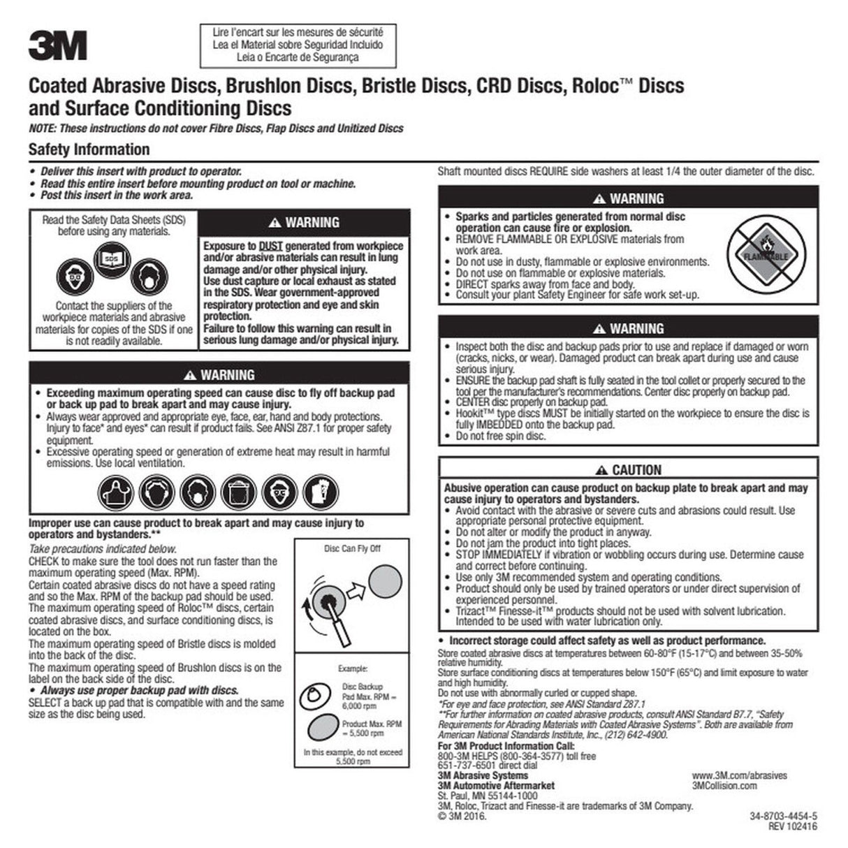 3M 775L Xtract Cubitron II Film Disc , 120+, 5 in, Die 500LG (7100045071) (250 Pack) - 10