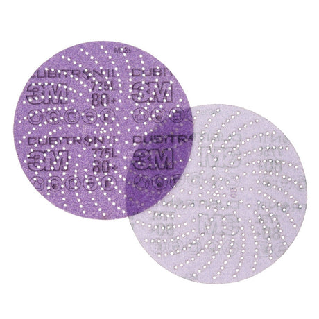 3M 775L Xtract Hookit Film Disc, 80+, Purple, 5 in (7100045072) (250 Pack) - 2