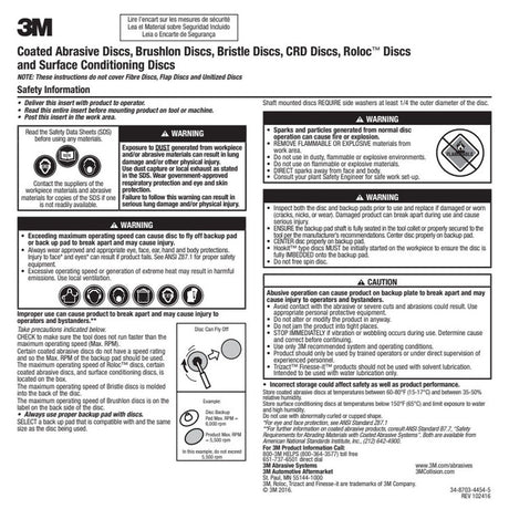 3M 775L Xtract Cubitron II Film Disc 120+ 6 in Die 600LG (7100045073) (50 Pack) - 10