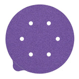 3M 732U Cubitron II Stikit Paper Disc, 120+ C-weight, 6 in x NH, 6HL, Linered w/Tab, Die 600HZ (7100045075) (2000 Pack)