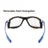 3M VC225AF Virtua CCS Safety Glasses with Readers 2.5 Diopter, ANSI Z87, Anti-Fog, Clear Lens, Blue Temples, Removable Foam Gasket (7100046673)  - (20Pack) - 9