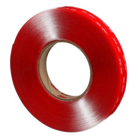 3M VHB Heavy Duty Mounting Tape 4910, Clear, 3/4 in x 15 yd, 40 mil (4910) (7100047923)  - (12Pack) - 3