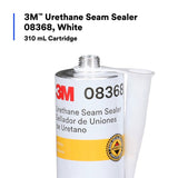 3M 08368 Urethane Seam Sealer, White, High Solids, Permanently Flexible, 310 mL/10.5 fl oz Cartridge (7100049325) (12 Pack) - 5