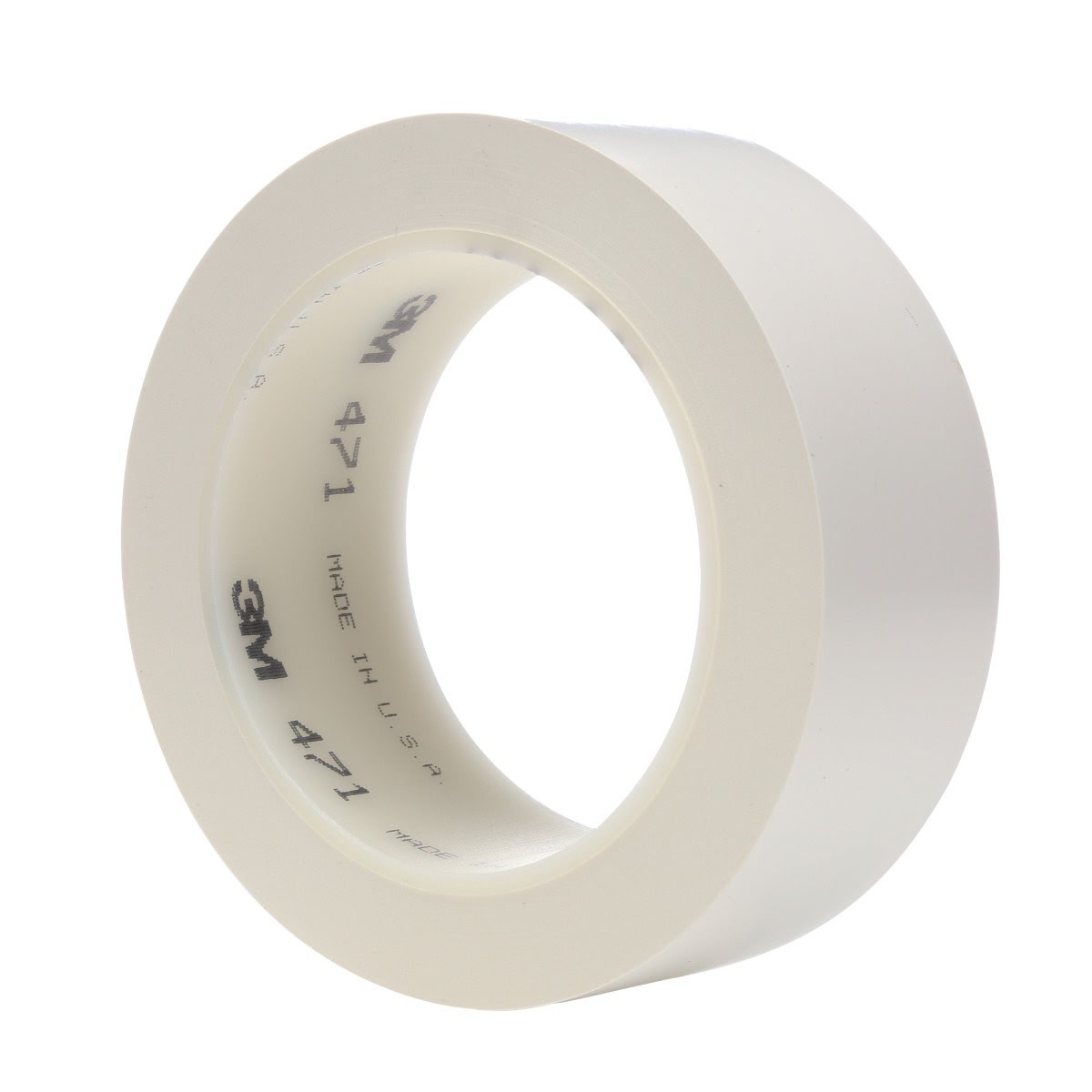 3M 471 Vinyl Floor Marking Tape, White, 1 1/2 in x 36 yd, 5.2 mil (7100049357)  - (24Pack) - 2