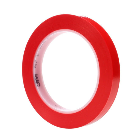 3M 471 Vinyl Tape, Red, 3/8 in x 36 yd, 5.2 mil, Individually Wrapped Conveniently Packaged (7100049361)  - (96Pack) - 3