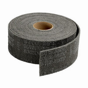 3M PO-RL Scotch-Brite Ultra Fine Silicon Carbide Non-Woven Abrasive Roll, Gray, 5 in x 30 ft (7100049591)  - (8Pack)