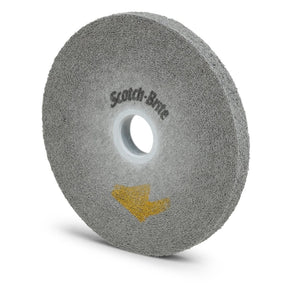 3M EP-WL Scotch-Brite EXL Pro Deburring Convolute Wheel, 9S Fine, Silicon Carbide, Gray, 6 in x 1/2 in x 1 in (7100050505) (4 Pack)