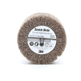 3M PF-ZS 05974 Scotch-Brite Cut and Polish Flap Brush, Aluminum Oxide Medium, Tan, 3 in x 1-3/4 in x 1/4 in (7100050520) (10 Pack)
