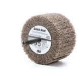 3M PF-ZS 05974 Scotch-Brite Cut and Polish Flap Brush, Aluminum Oxide Medium, Tan, 3 in x 1-3/4 in x 1/4 in (7100050520) (10 Pack) - 2