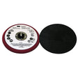 3M Hookit Low Profile Disc Pad, Red, 6 in x 3/8 in, 5/16-24 External (20355) (7100052357)  - (10Pack)