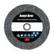 3M DP-UW Scotch-Brite Deburr & Finish PRO Unitized Wheel, 6C Medium+, 2 in x 1/2 in x 1/4 in (7100053415) (30 Pack)