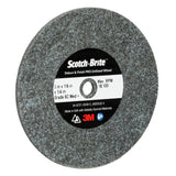 3M DP-UW Scotch-Brite Deburr and Finish PRO Unitized Wheel, 6C Medium+, Gray, 3 in x 1/8 in x 1/4 in Center Hole (7100053418) (40 Pack) - 3