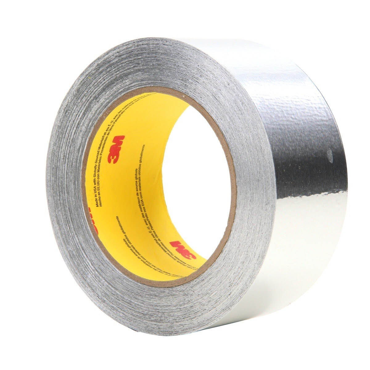3M 425 Aluminum Foil Tape, Silver, 2 in x 60 yd, 4.6 mil (7100053630) (24 Pack) - 2