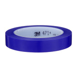 3M 471+ Vinyl Tape, Indigo, 3/4 in x 36 yd, 5.2 mil (PN06409) (7100055259)  - (12Pack)