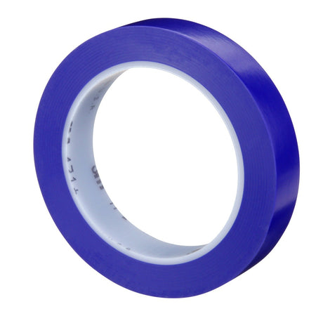 3M 471+ Vinyl Tape, Indigo, 3/4 in x 36 yd, 5.2 mil (PN06409) (7100055259)  - (12Pack) - 5